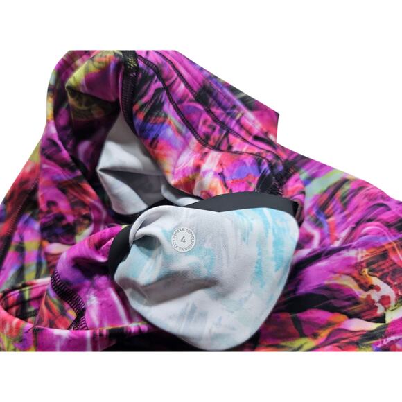 Lululemon Women's Base Pace High-Rise Running Tight 25" Pink Multi Leggings Sz 4 - Picture 11 of 11